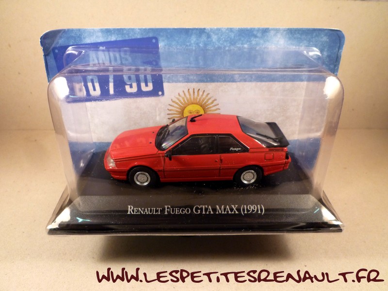 VOITURE Renault FUEGO GTA Max 1991 1/43 SALVAT Inolvidables 80/90